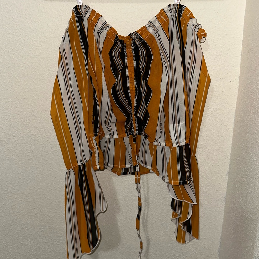 Guess sheer top.